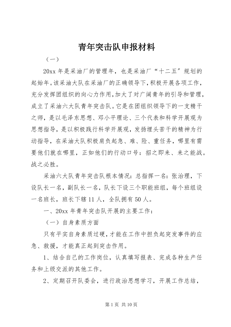 2023年青年突击队申报材料.docx_第1页