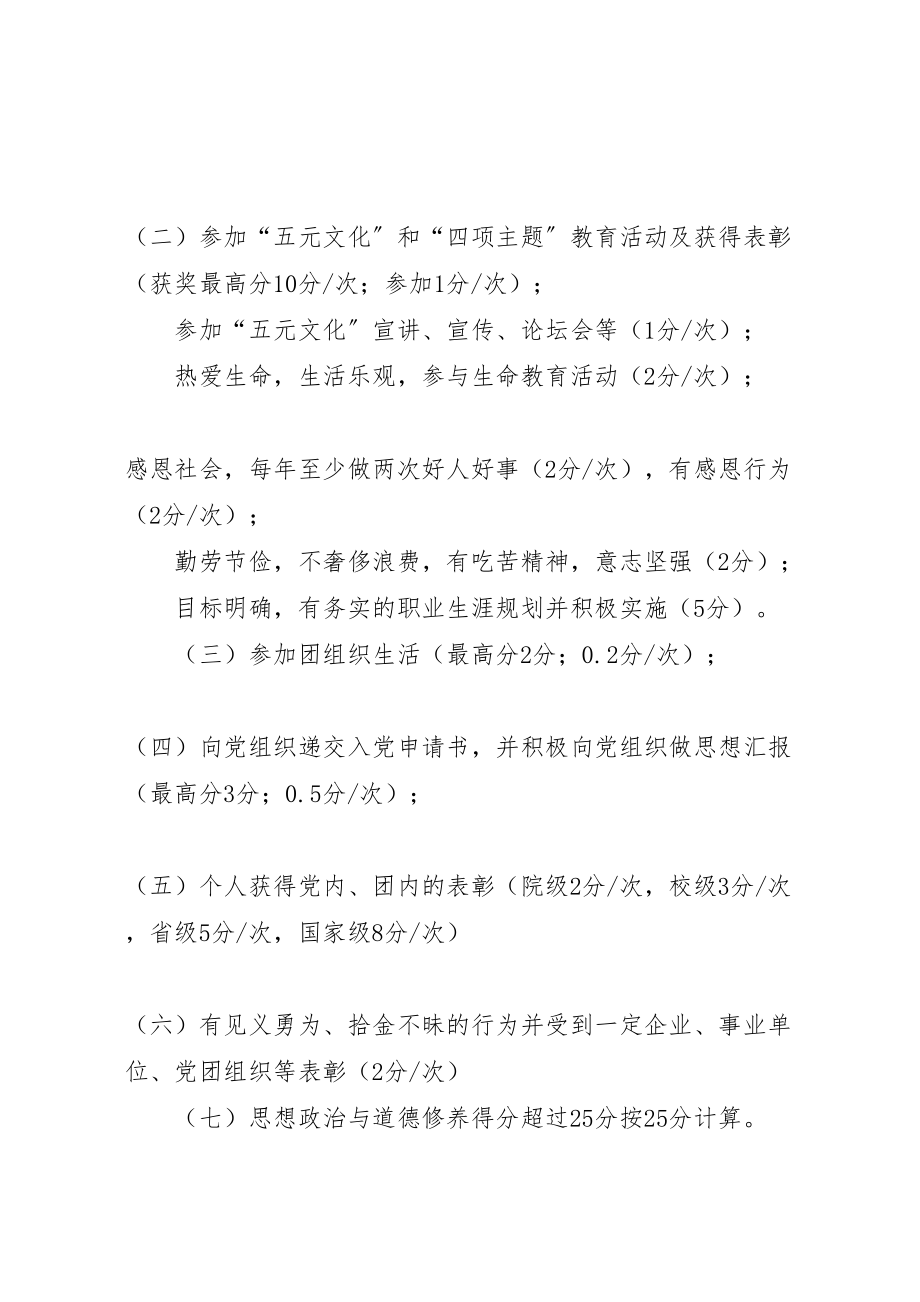 2023年大学生活动文化课积分量化实施方案 2.doc_第3页