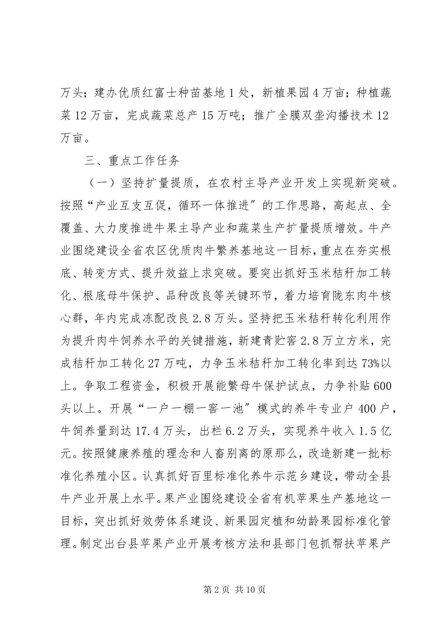 2023年现代农业突破工作打算.docx_第2页