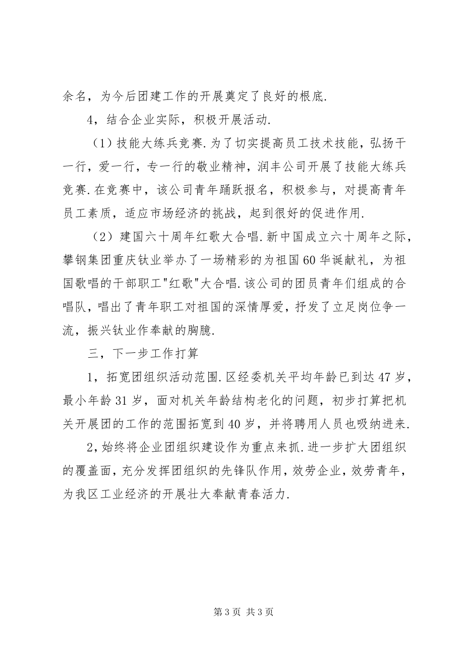 2023年经信委团委履职工作总结.docx_第3页