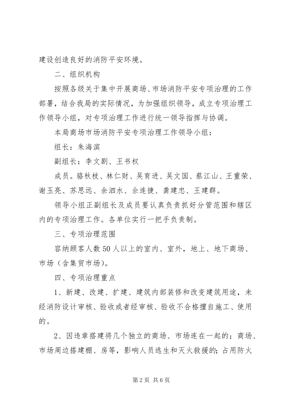 2023年XX省人民政府办公厅关于集中开展商场市场消防安全专项治理工作新编.docx_第2页