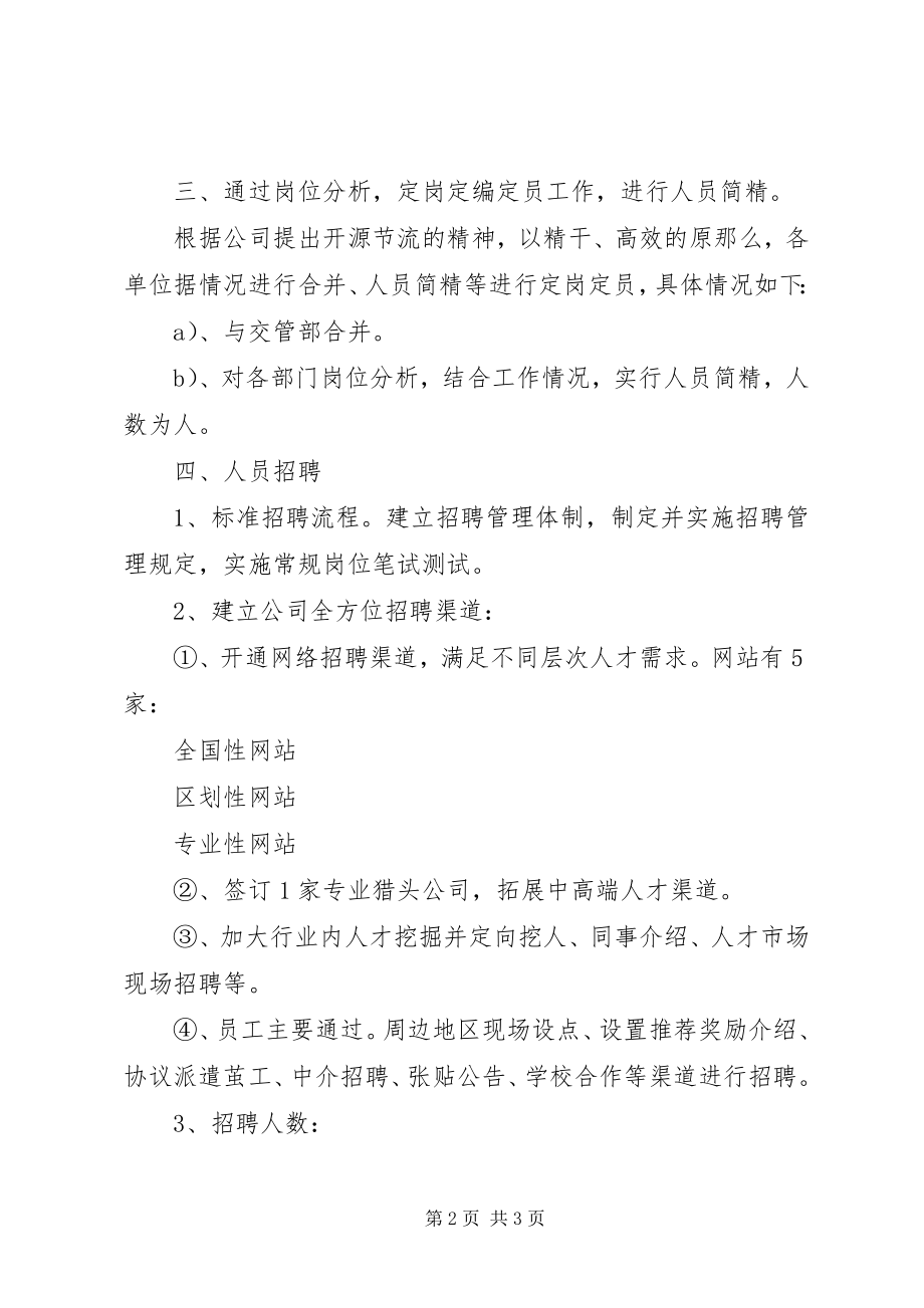 2023年人力资源部工作总结及工作计划的.docx_第2页