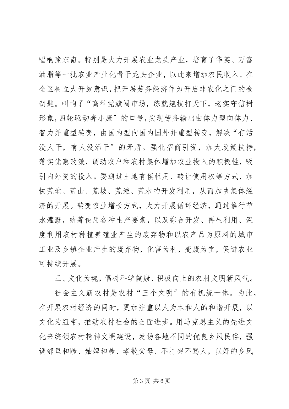 2023年经验交流让建设社会主义新农村中闪光.docx_第3页