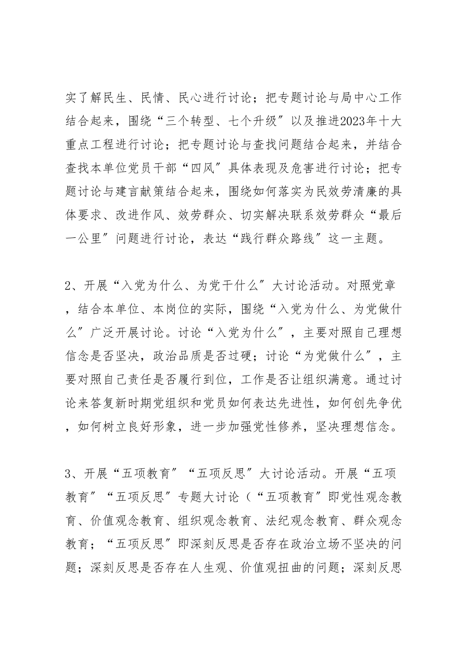 2023年关于开展学习大讨论活动的实施方案.doc_第2页