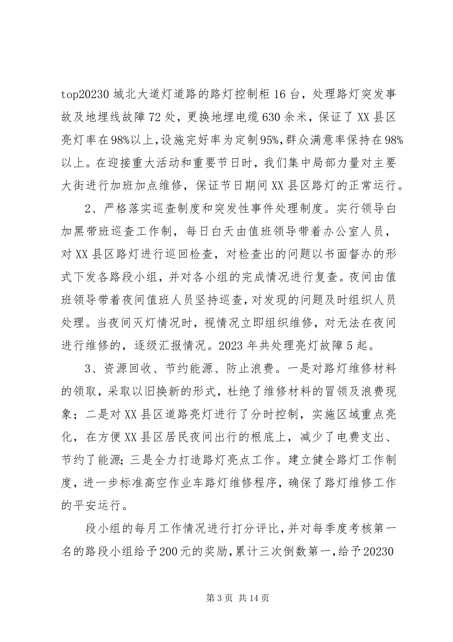 2023年路灯管理所个人终工作总结.docx_第3页