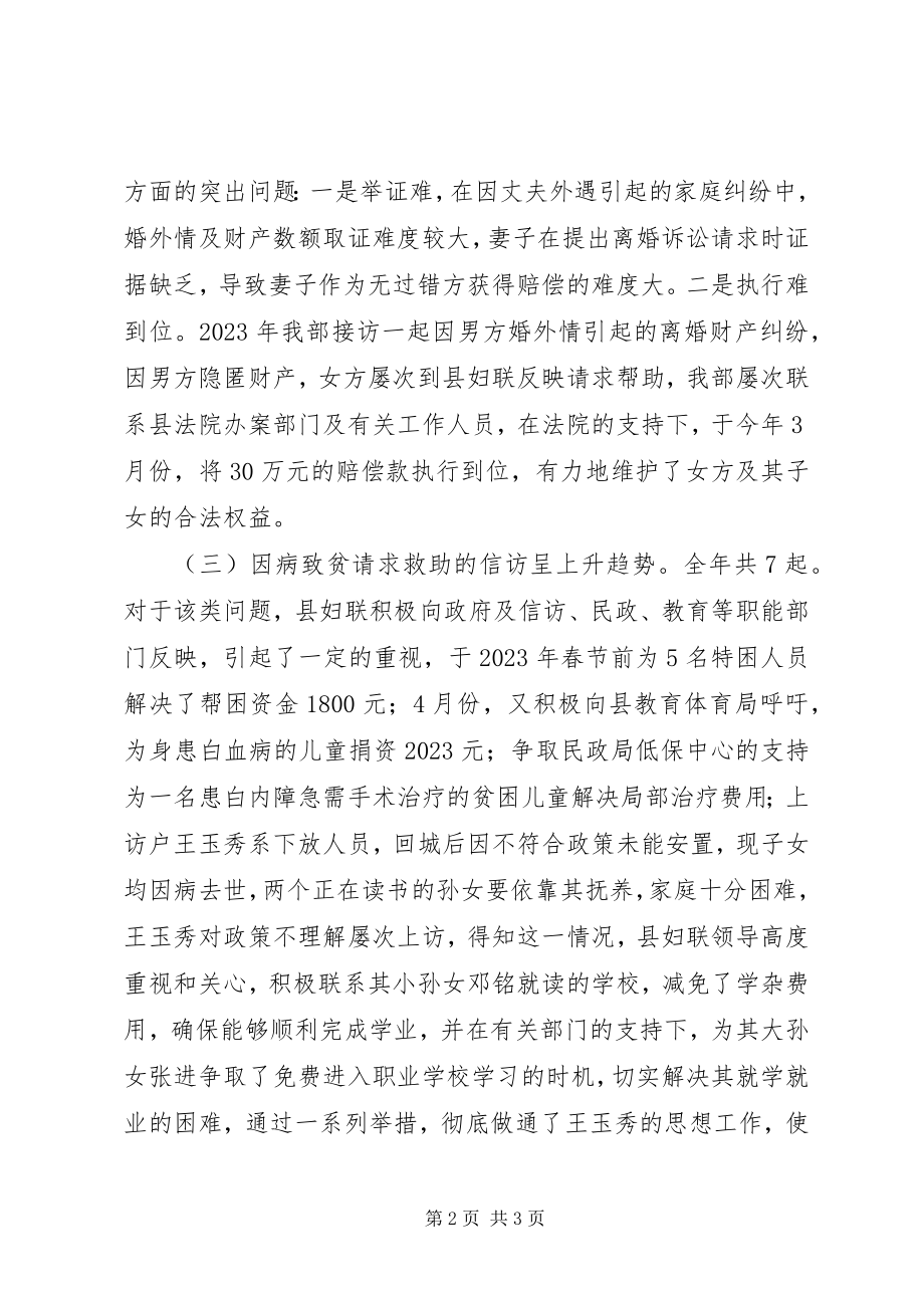 2023年妇联信访工作总结.docx_第2页