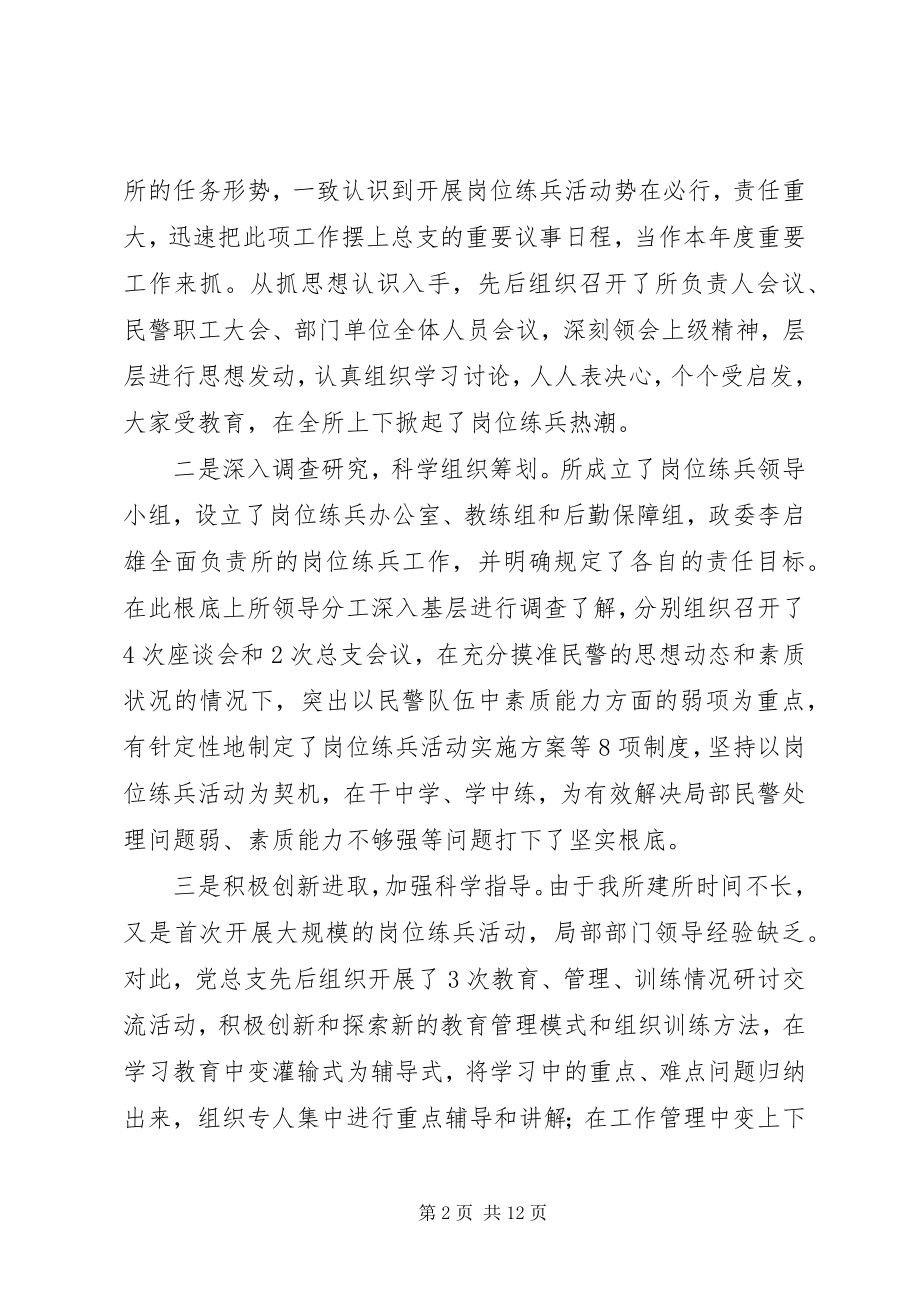 2023年劳教所岗位练兵工作总结.docx_第2页