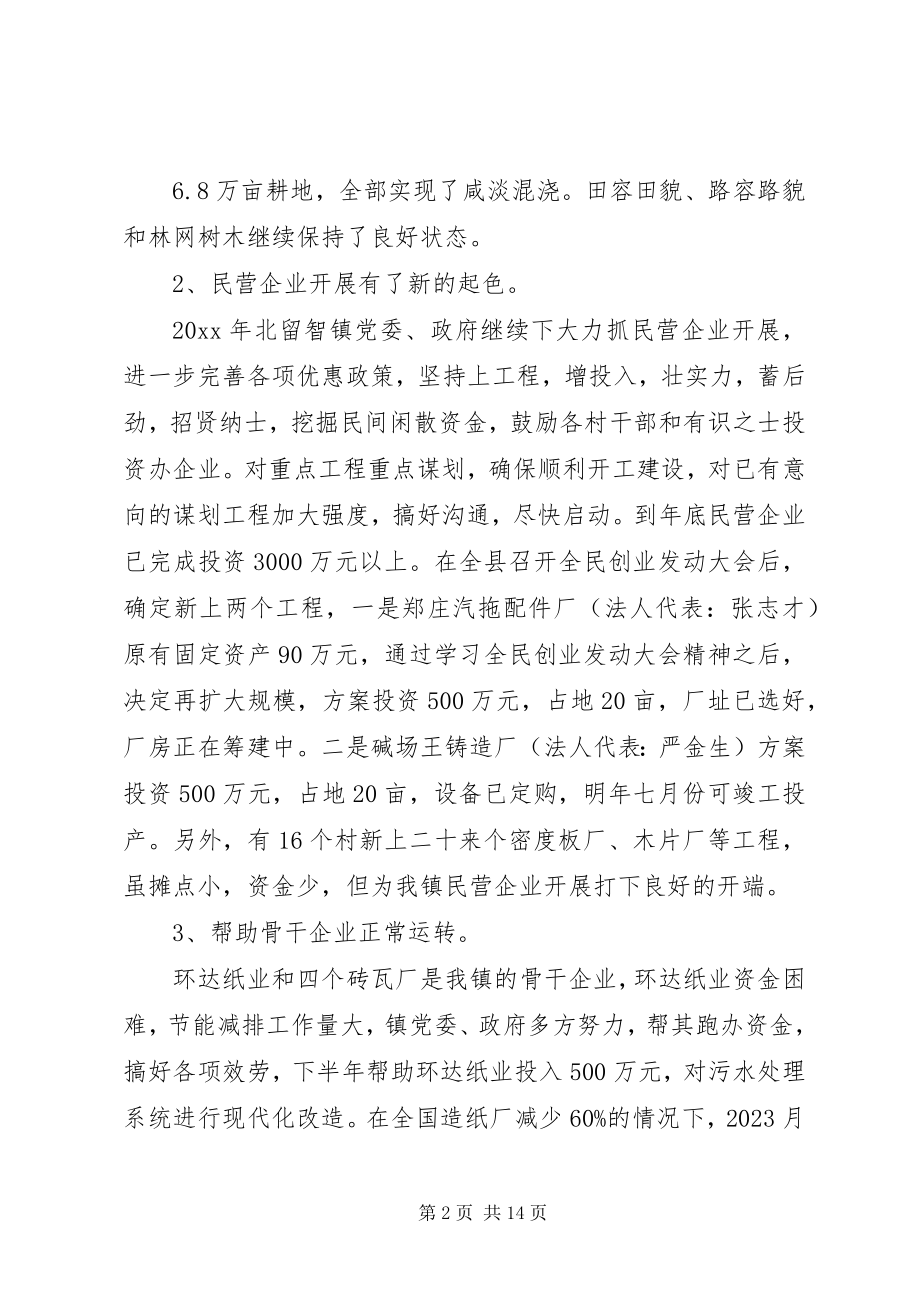 2023年镇年终总结及计划.docx_第2页