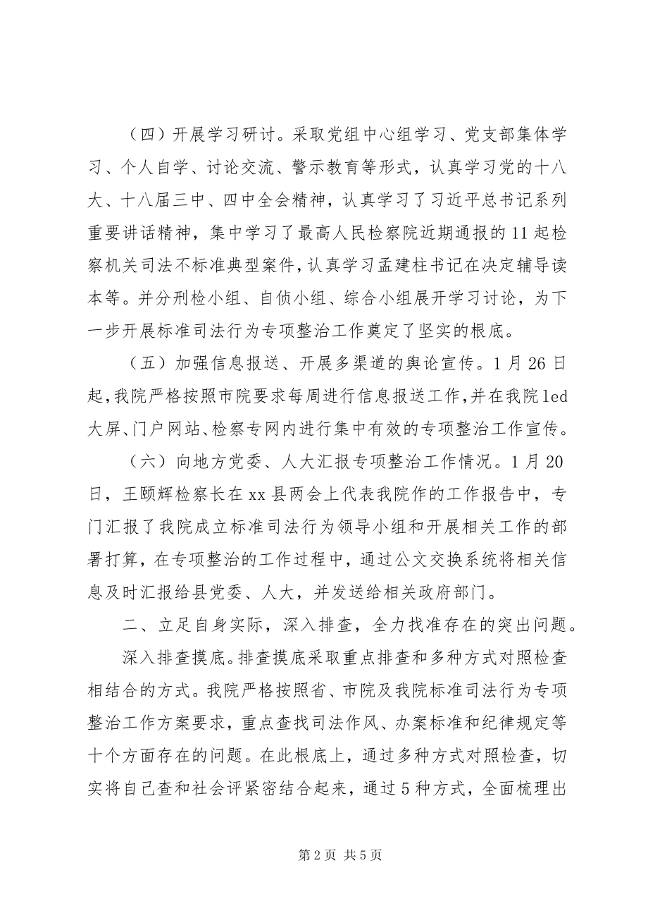 2023年规范司法行为专项整治工作总结.docx_第2页