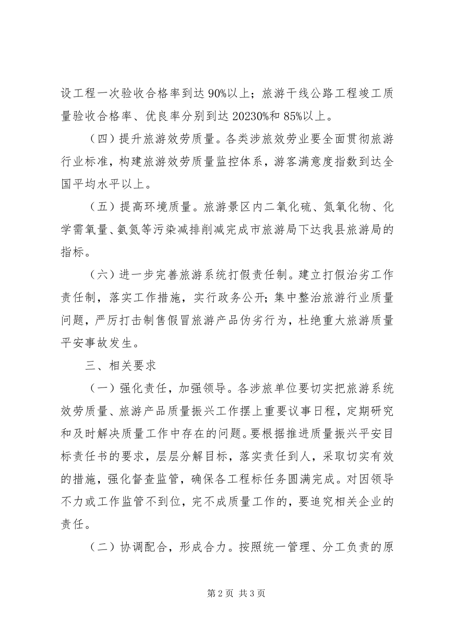 2023年旅游局推进质量振兴工作计划.docx_第2页