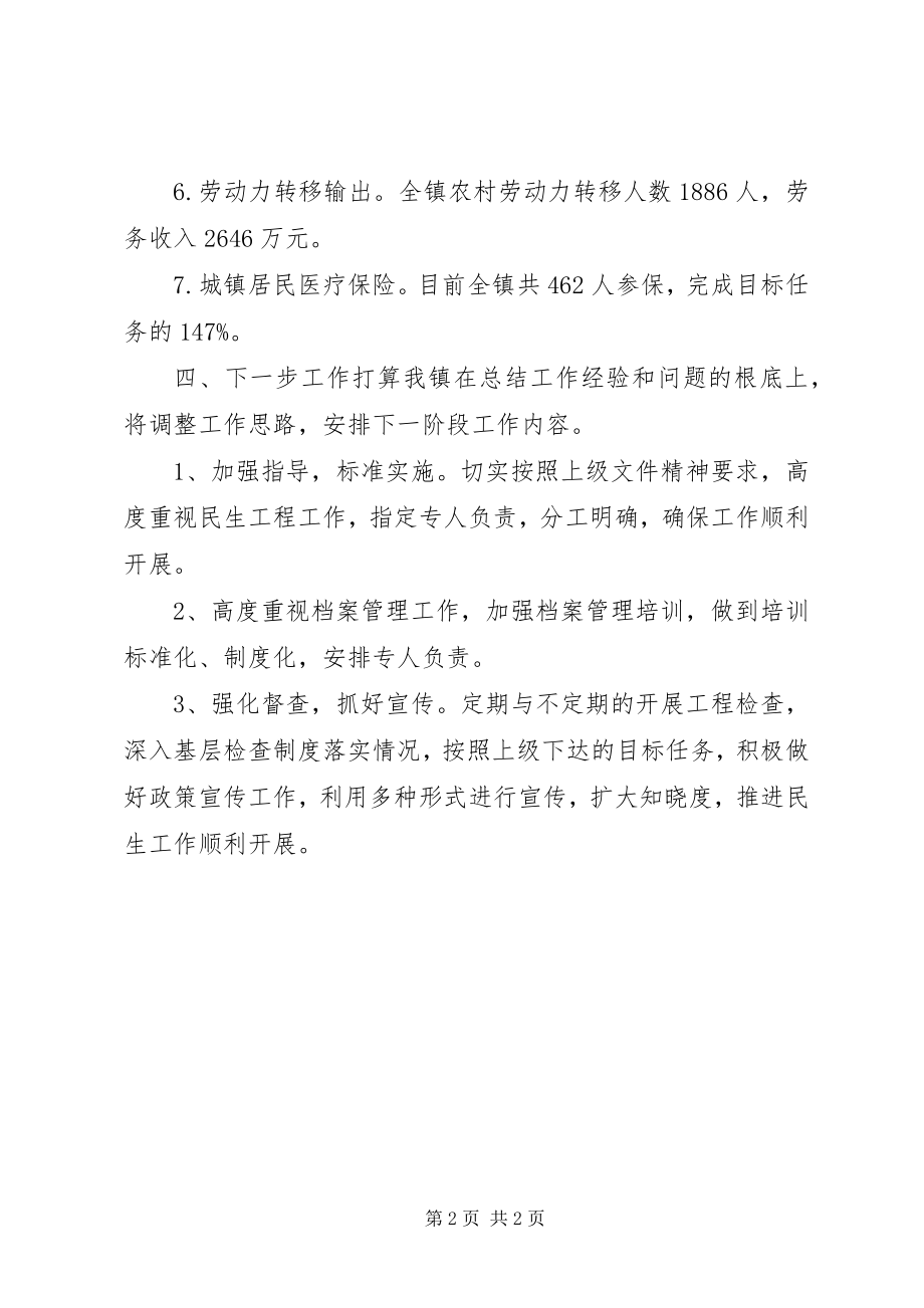 2023年乡镇年度劳动就业和社会保障民生工作总结.docx_第2页