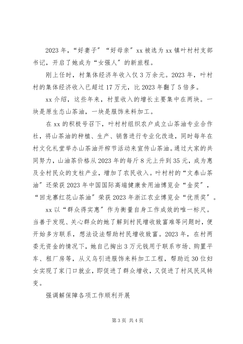 2023年女村支部书记个人先进事迹.docx_第3页