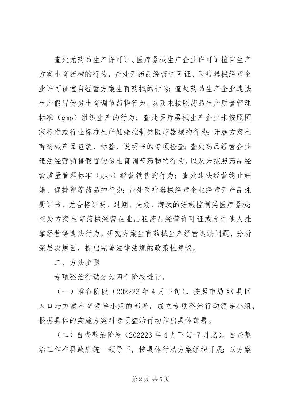 2023年食药监局计划生育药械管理方案.docx_第2页