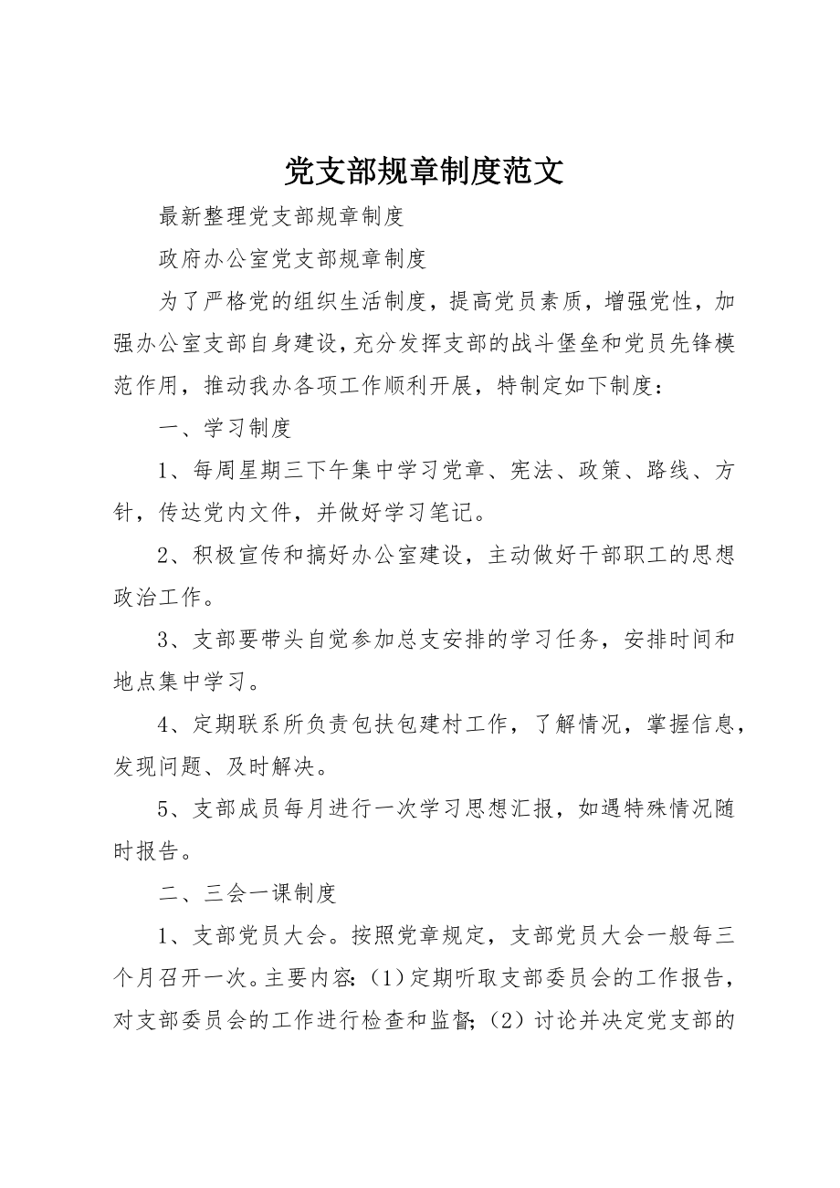 2023年党支部规章制度2.docx_第1页