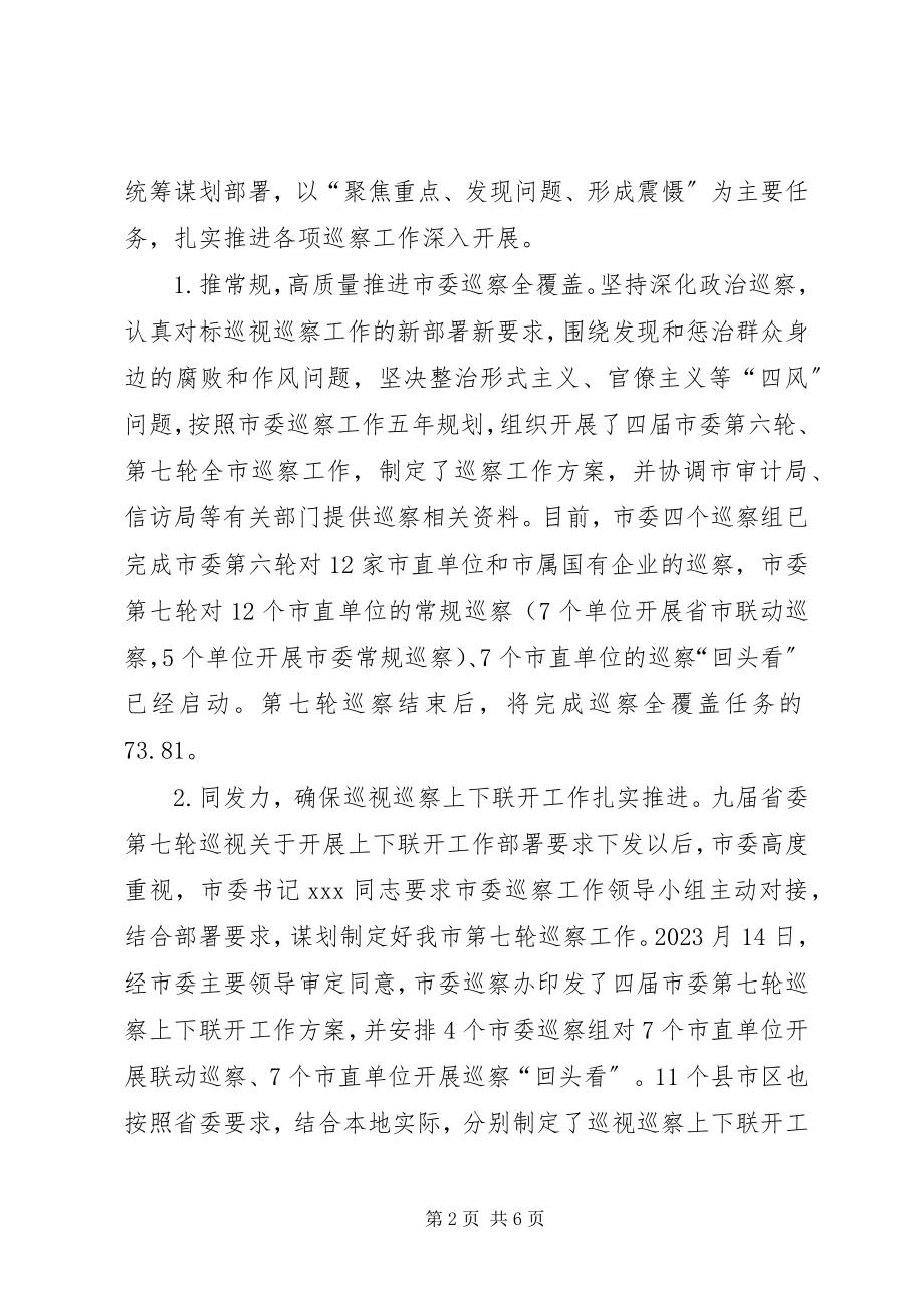 2023年xx市委巡察办工作总结.docx_第2页