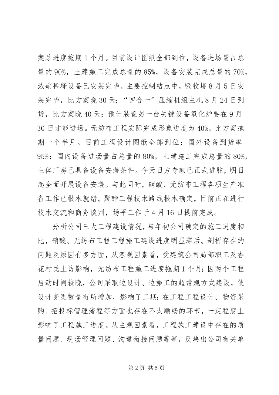 2023年在公司加快重点项目建设动员会上的致辞.docx_第2页