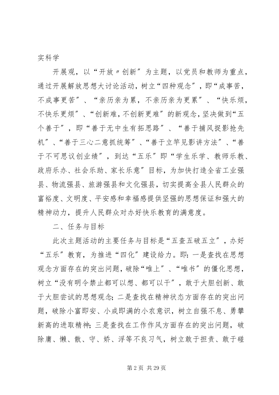 2023年开展以“开放创新”为主题解放思想大讨论活动的实施方案.docx_第2页