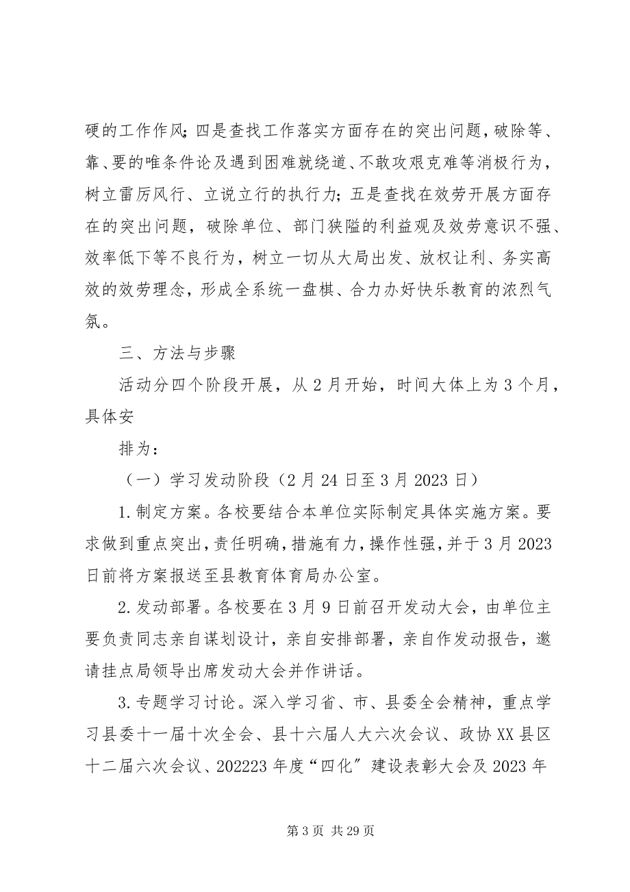 2023年开展以“开放创新”为主题解放思想大讨论活动的实施方案.docx_第3页