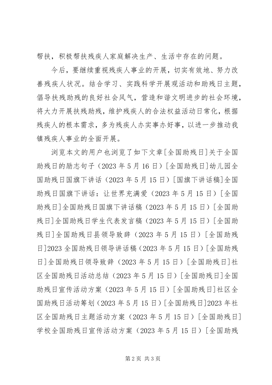 2023年全国助残日主题活动总结.docx_第2页