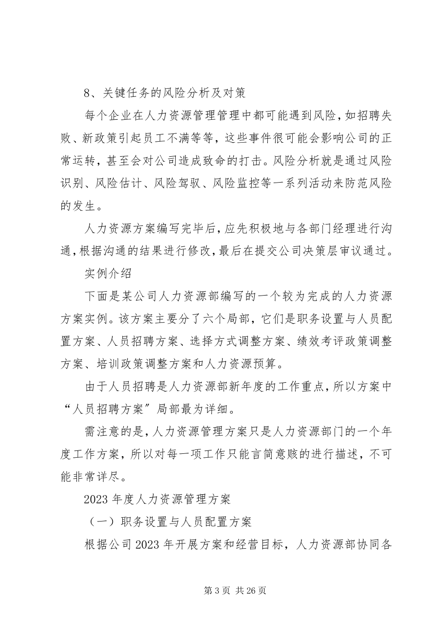 2023年人力资源开发与管理计划书.docx_第3页