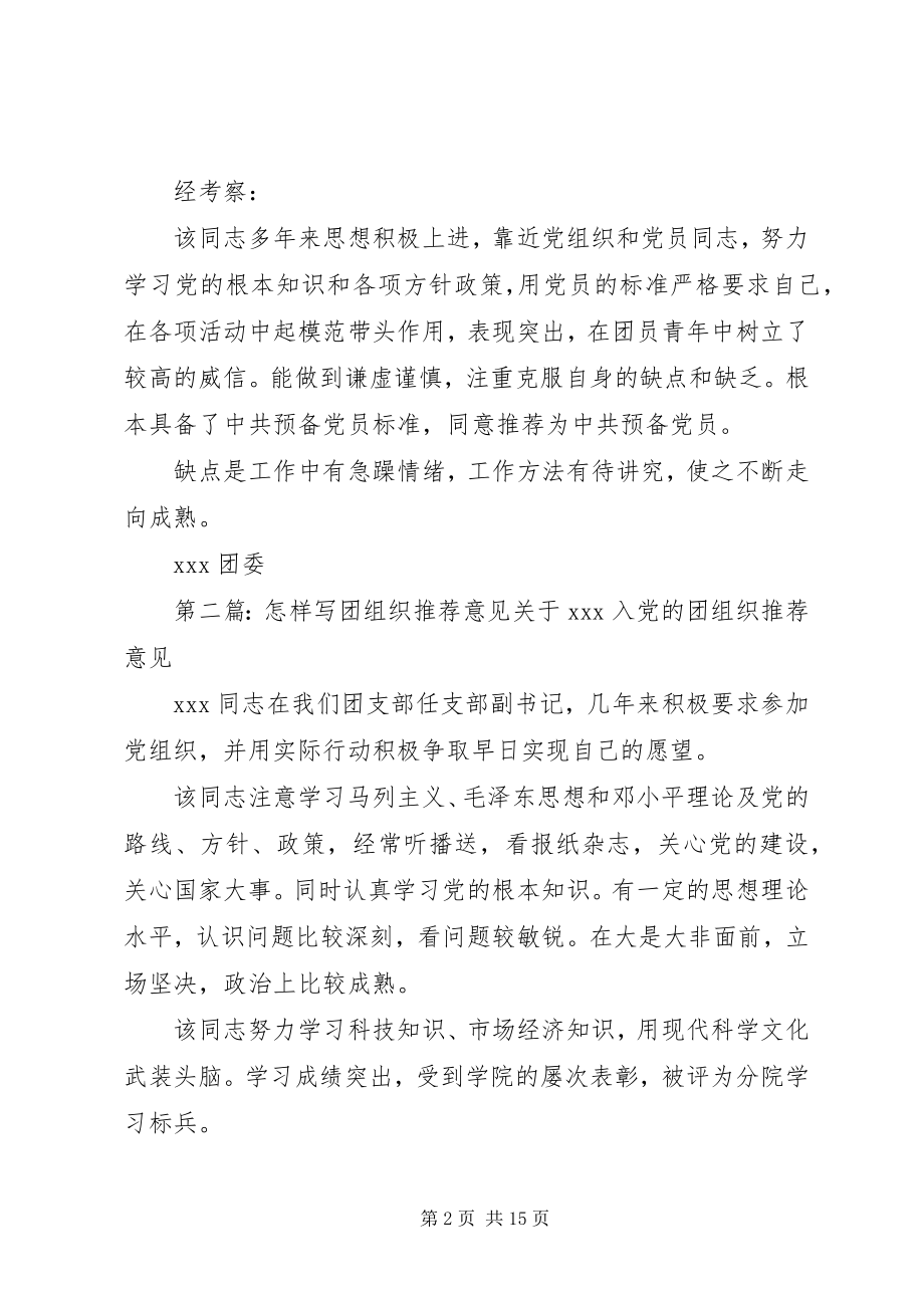 2023年团组织推荐意见.docx_第2页