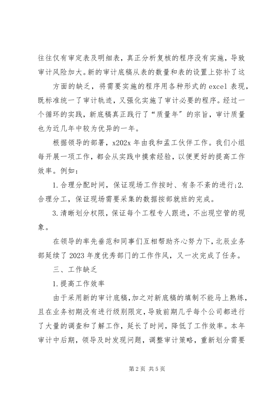 2023年审计助理年终总结2.docx_第2页