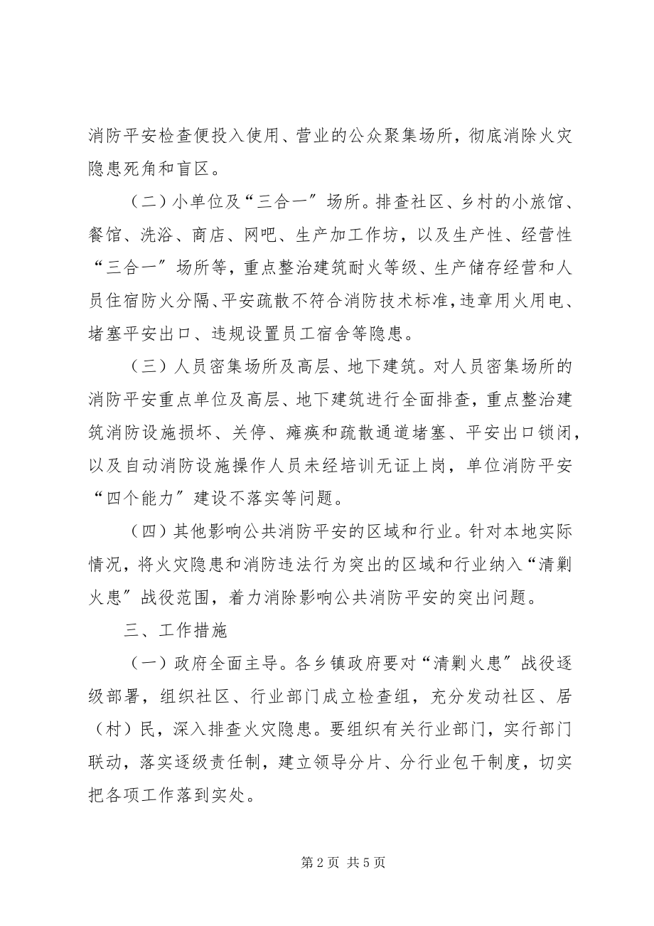 2023年消防安全依法监管实施方案.docx_第2页