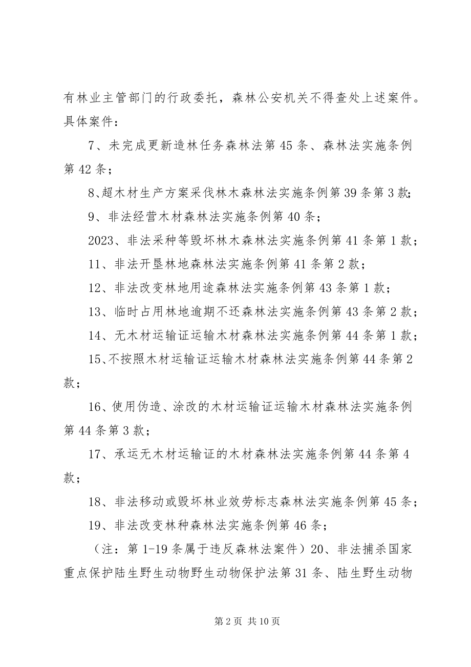 2023年森林公安执法依据汇编.docx_第2页