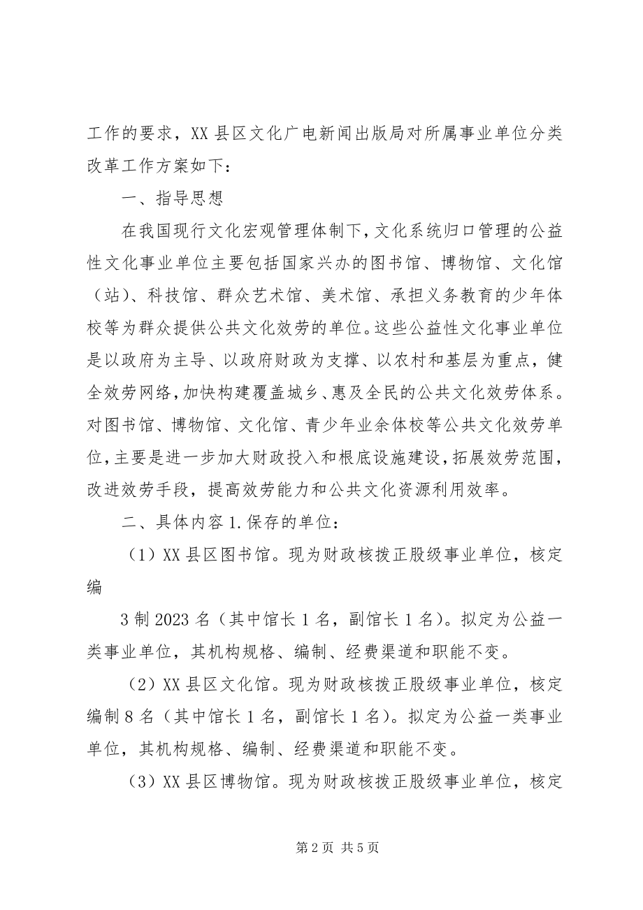 2023年报送市文广局所属事业单位改革方案的请示.docx_第2页