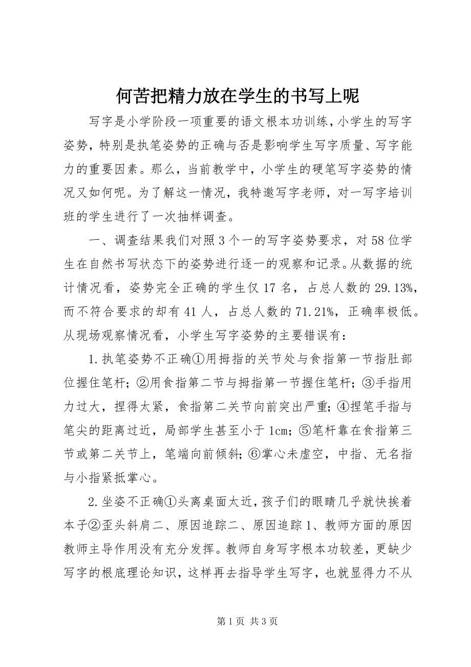 2023年何苦把精力放在学生的书写上呢.docx_第1页