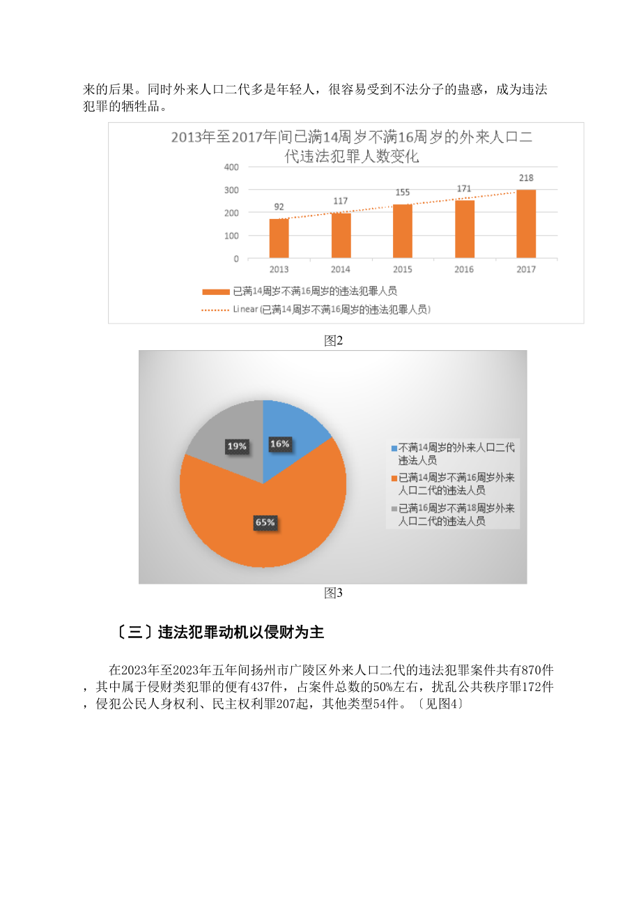 2023年扬州市广陵区外来人口二代违法犯罪调查.doc_第3页