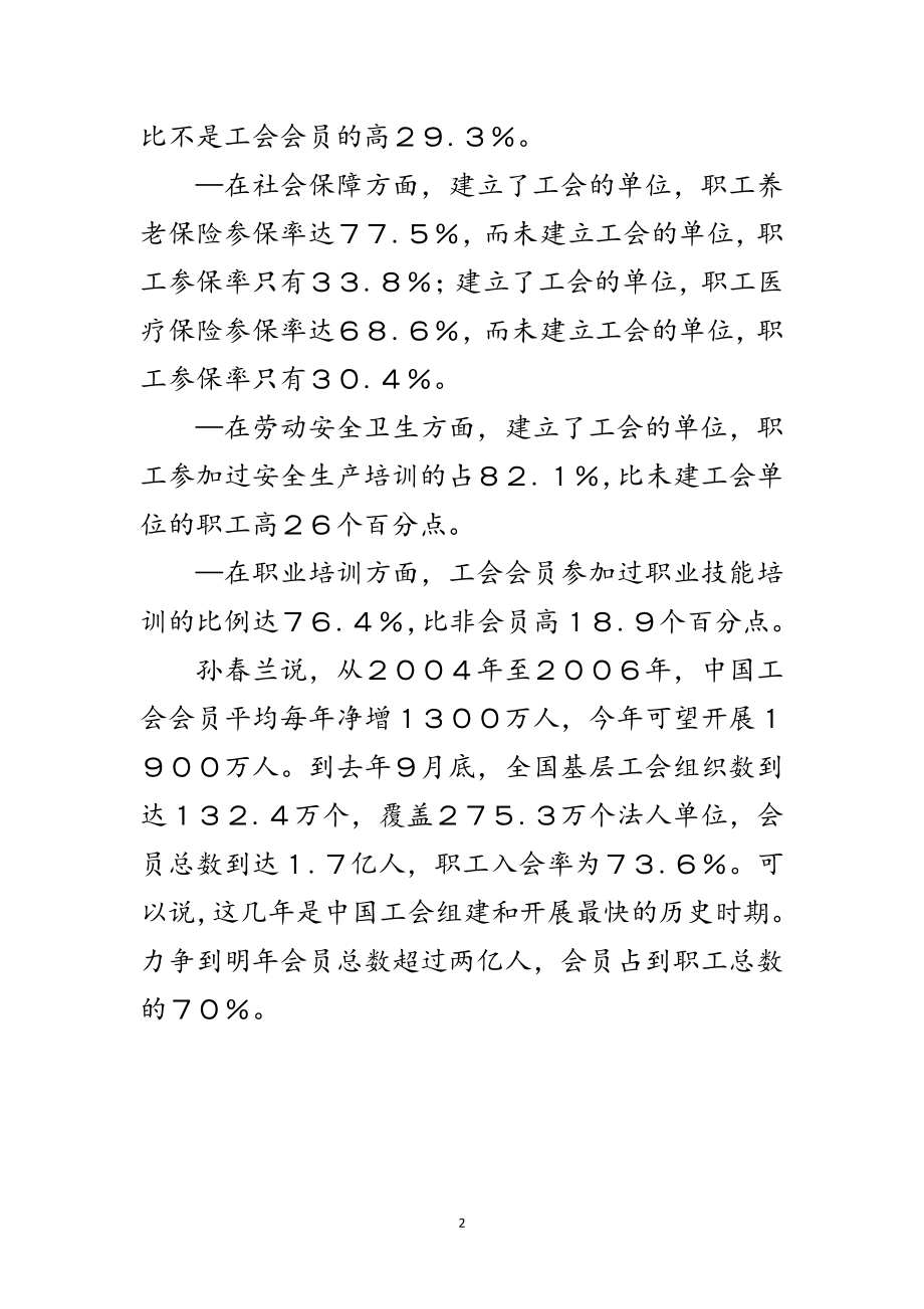 2023年调查显示职工加入工会合法权益可更好维护范文.doc_第2页