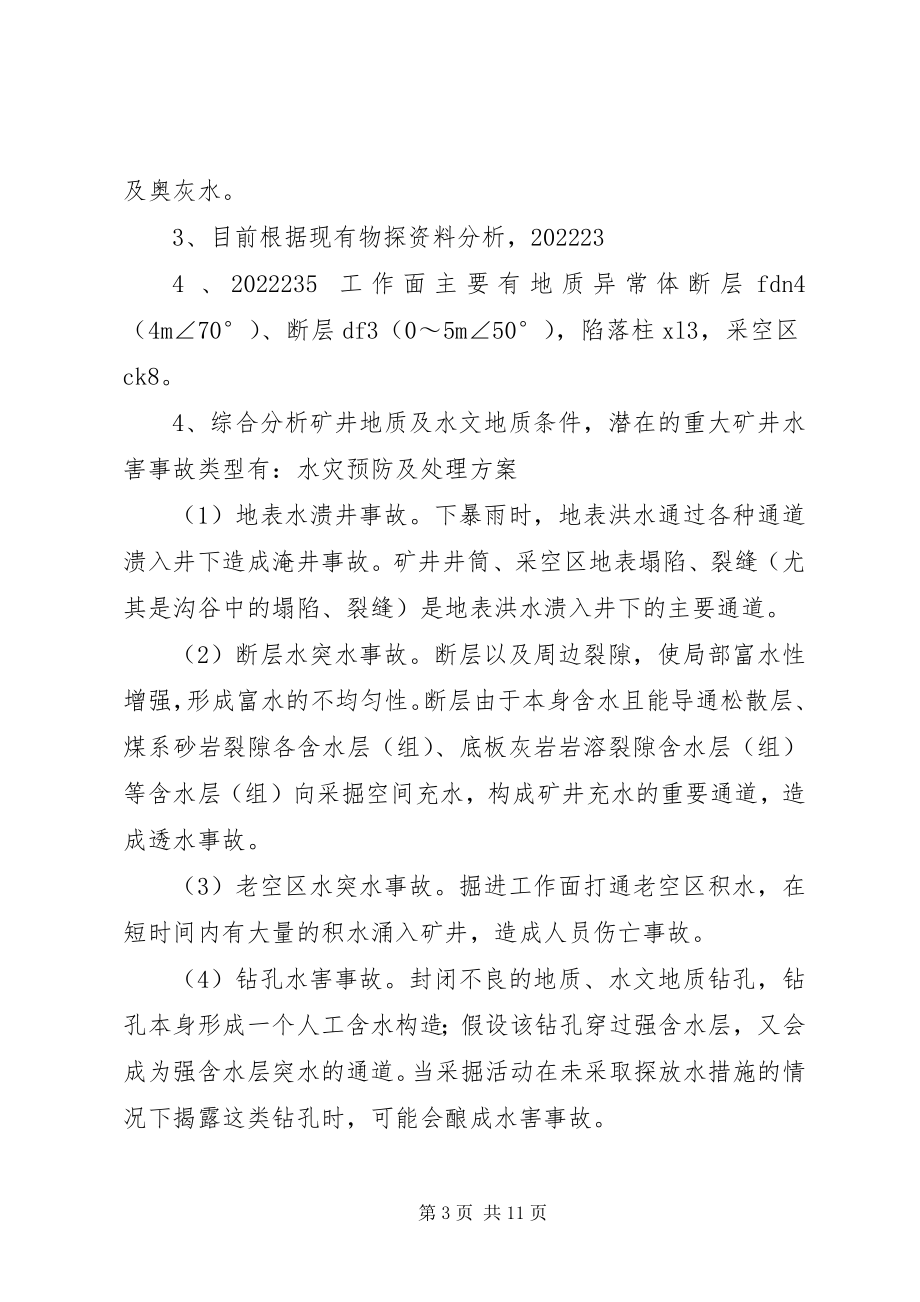 2023年王家岭煤矿水灾预防及处理计划.docx_第3页