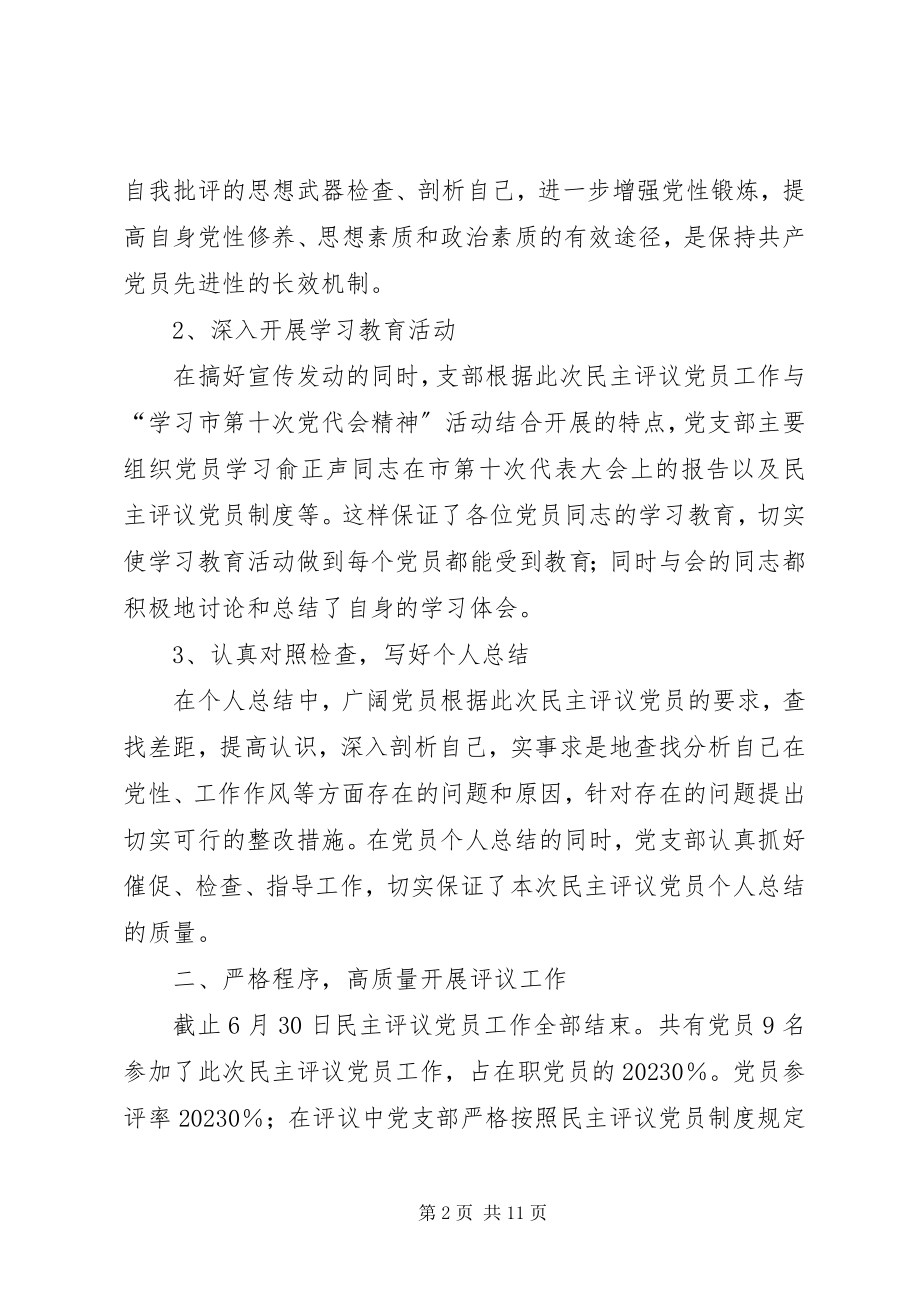 2023年民主评议工作小结.docx_第2页