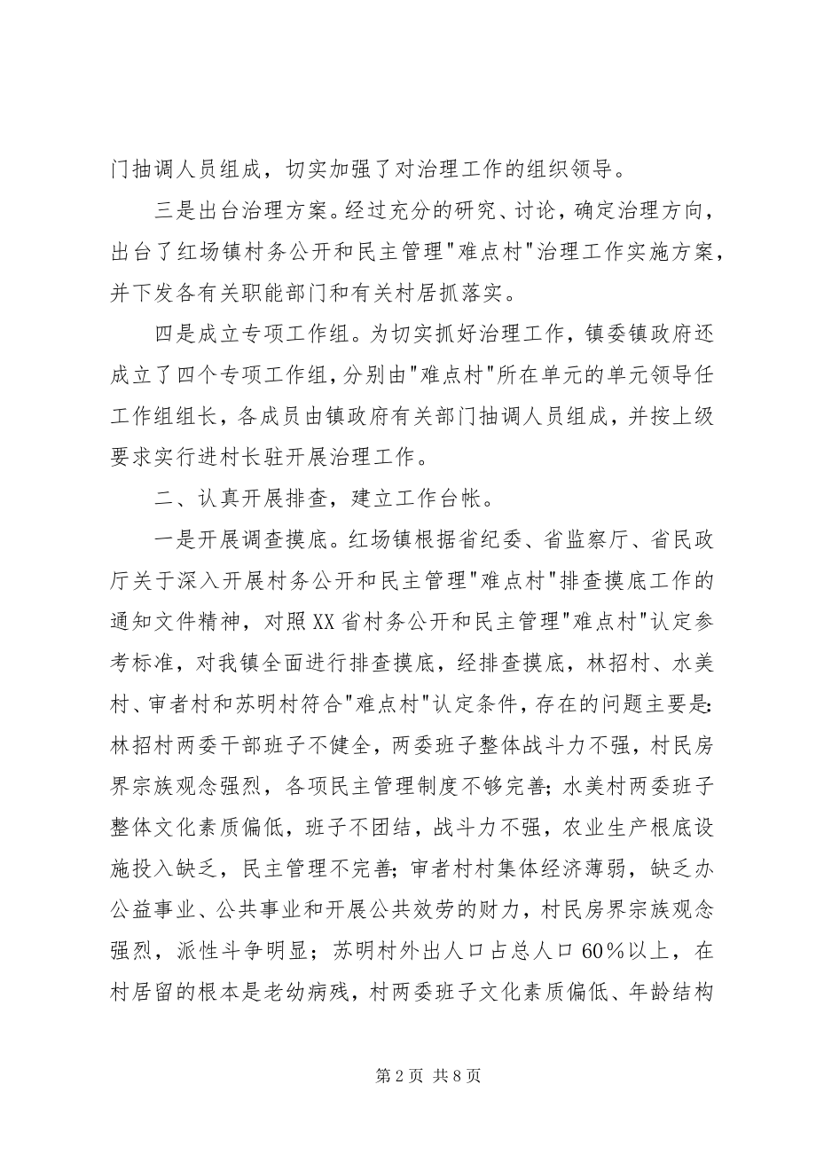 2023年民主管理难点村治理工作情况汇报.docx_第2页