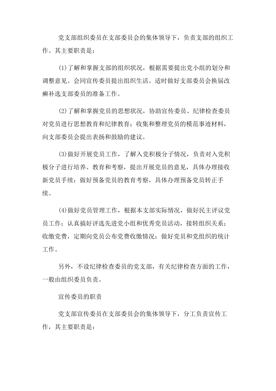 2023年党支部支委工作分工及职责.docx_第2页