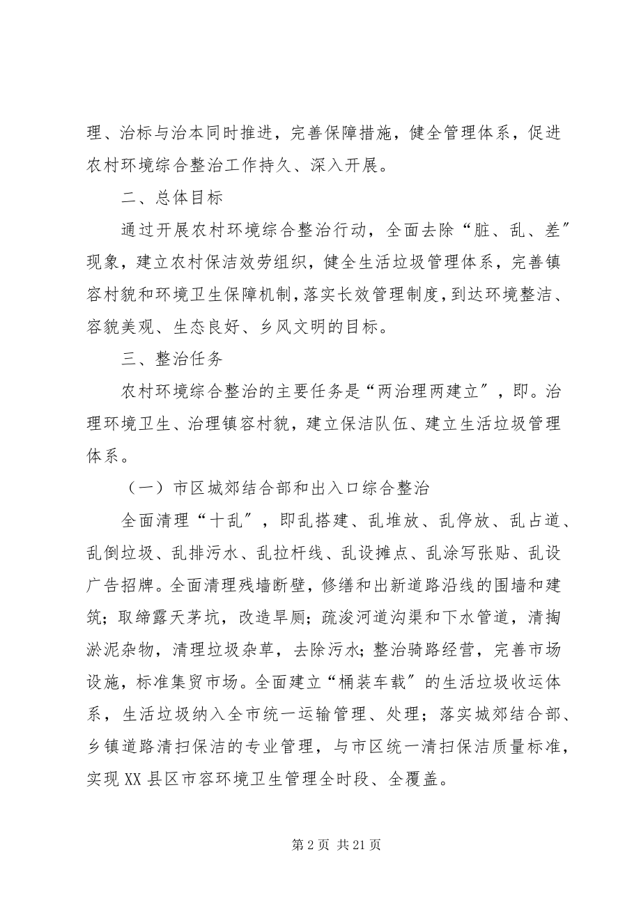 2023年XX市农村环境综合整治实施方案新编.docx_第2页