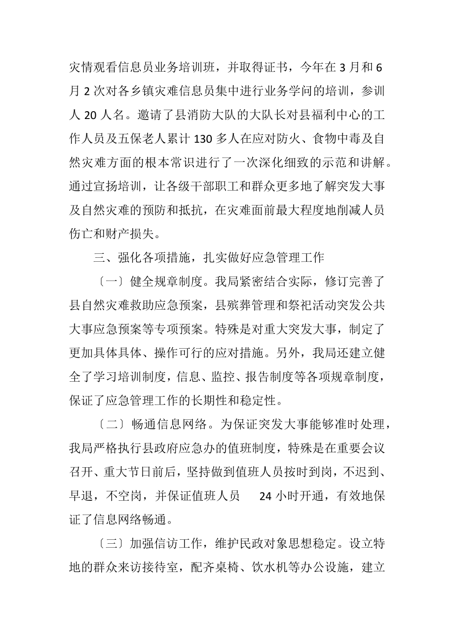 2023年民政局应急管理工作总结.docx_第2页