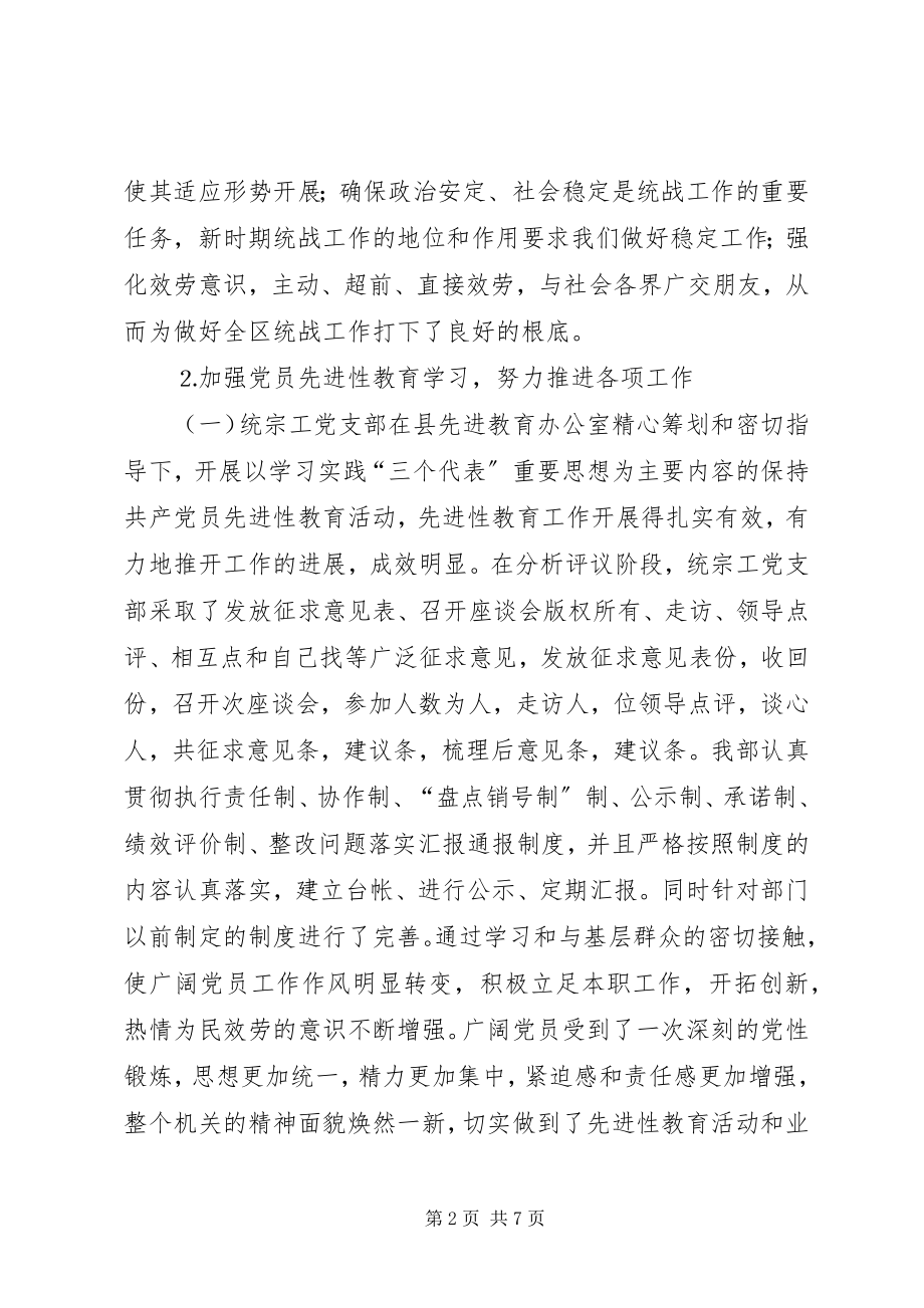 2023年县委统战部年工作总结.docx_第2页