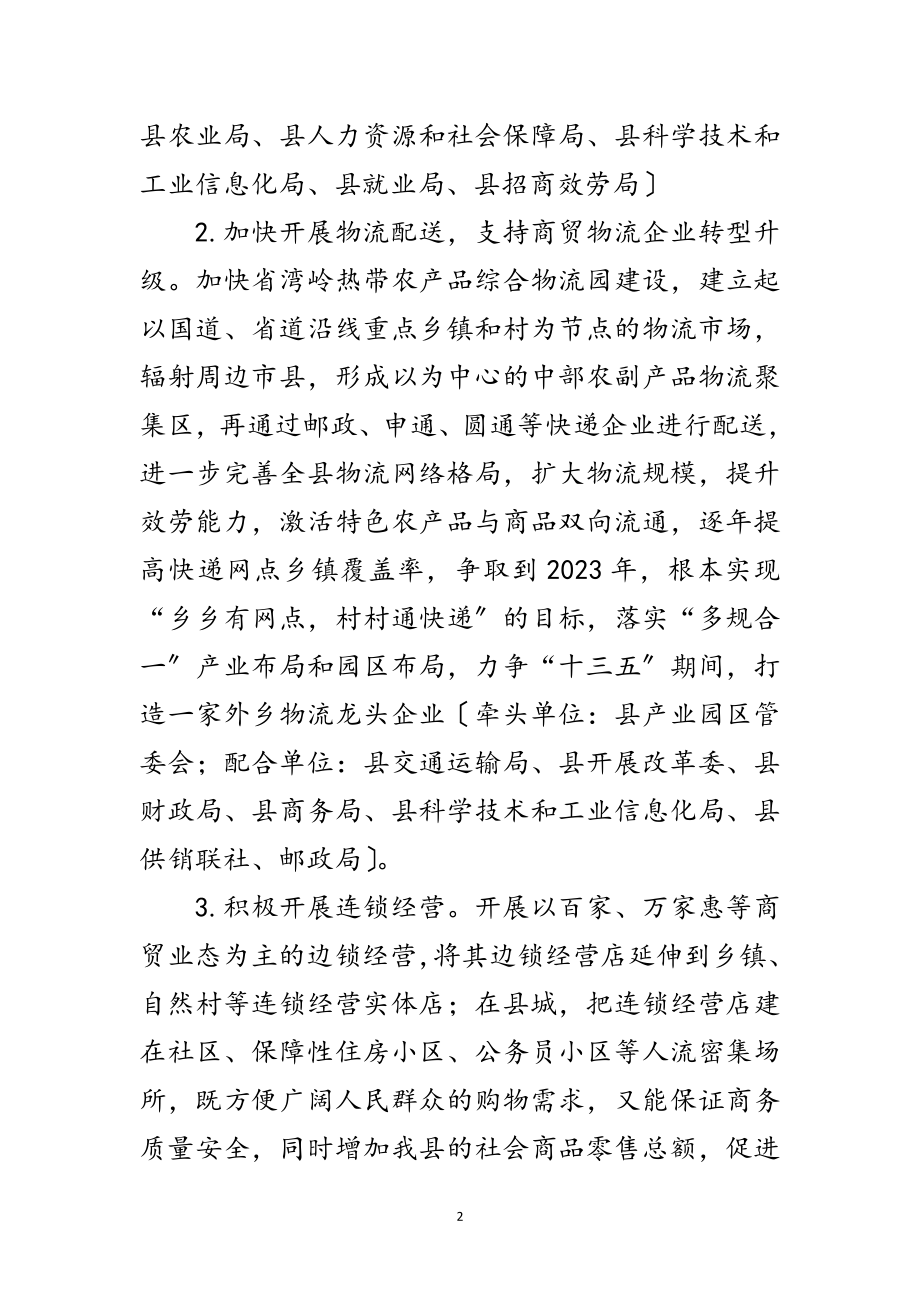 2023年内贸流通健康发展整治方案范文.doc_第2页