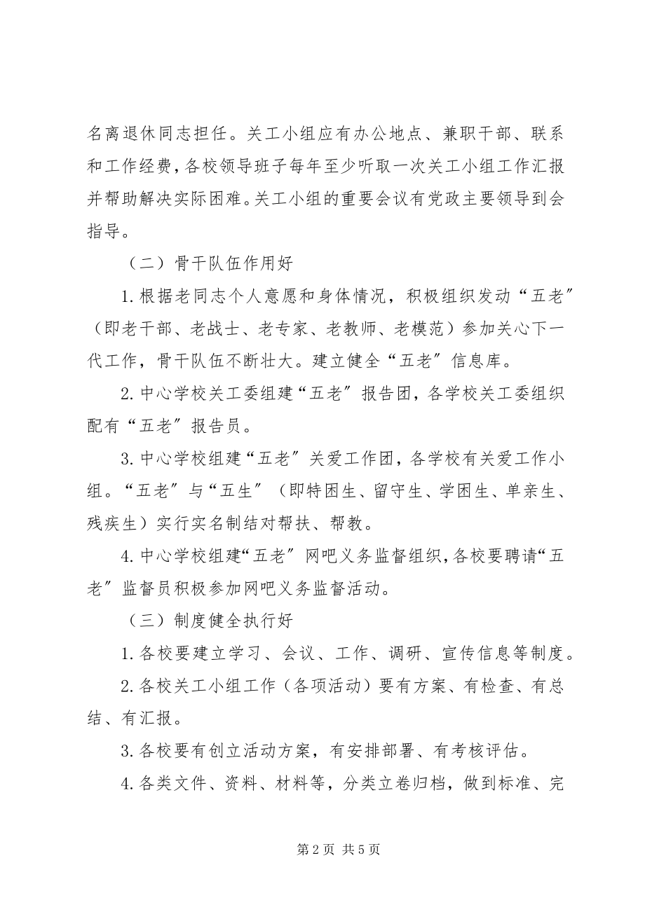 2023年学校关工委五好活动实施方案.docx_第2页