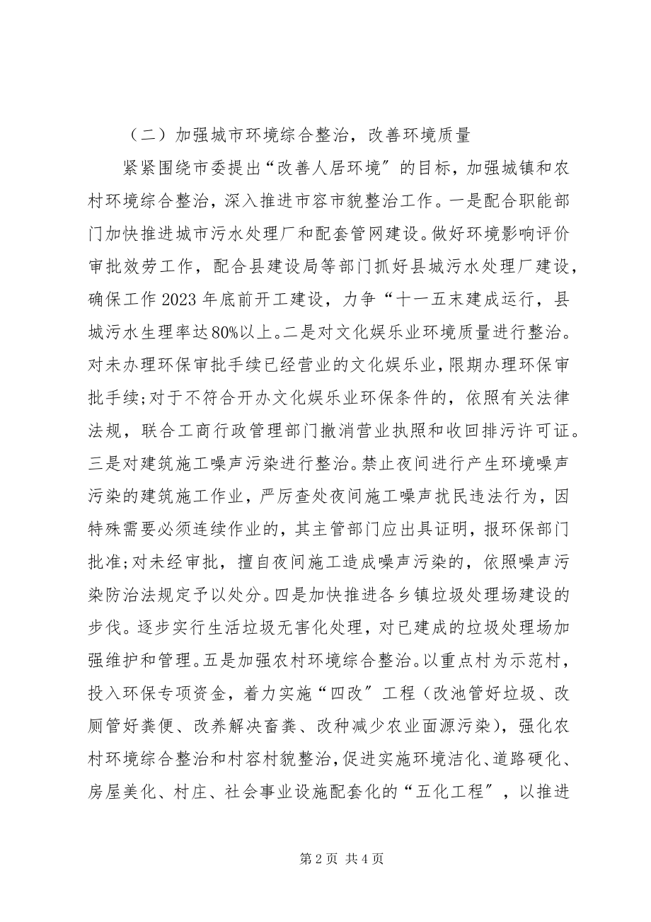 2023年市容市貌整治环保工作实施方案.docx_第2页