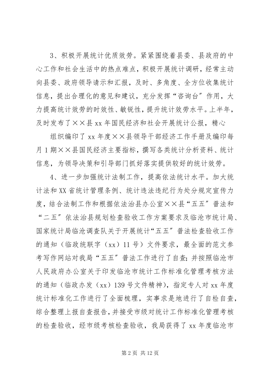 2023年统计局上半年工作总结下半年工作安排.docx_第2页