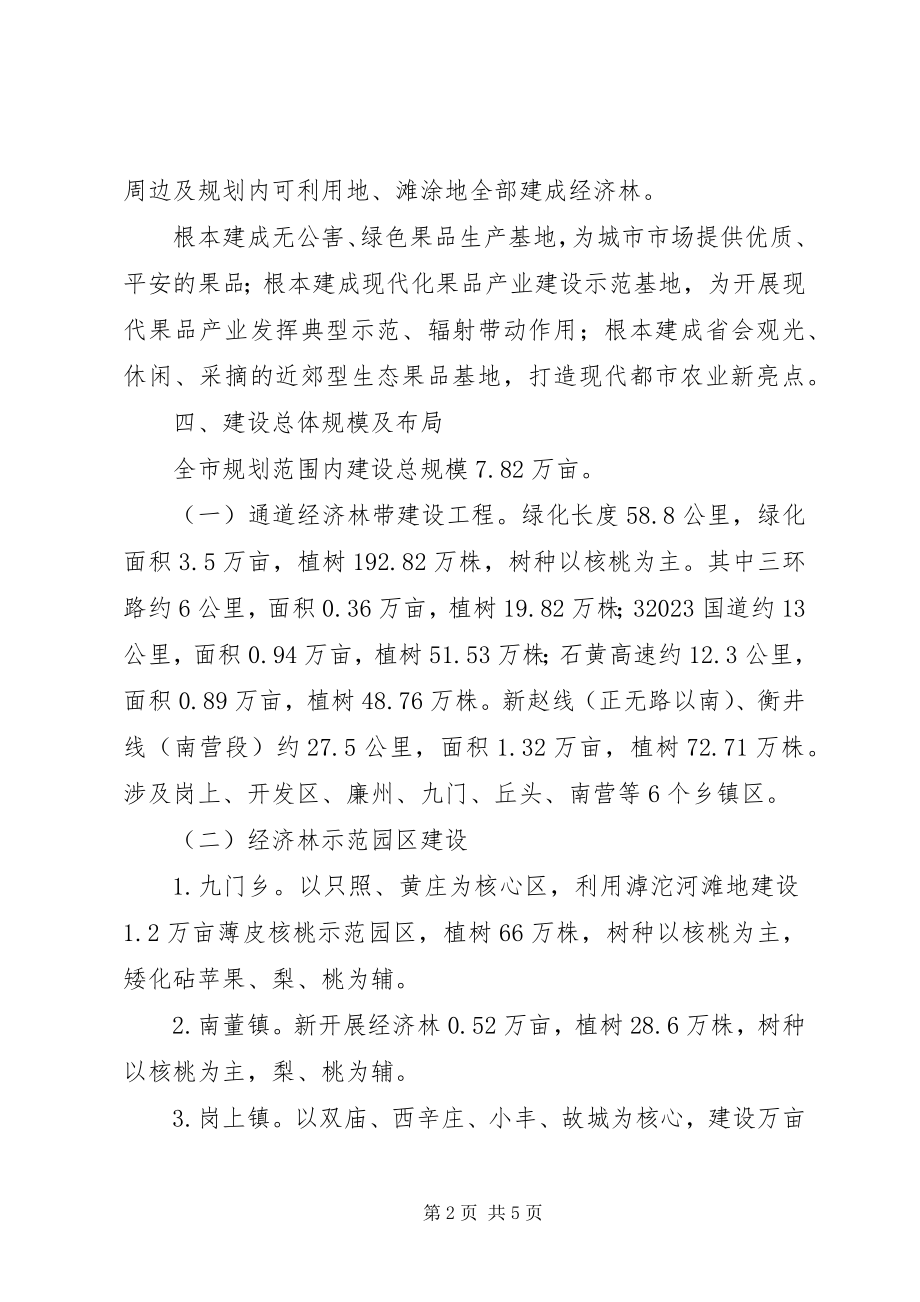 2023年环省会经济林工程建设指导意见.docx_第2页