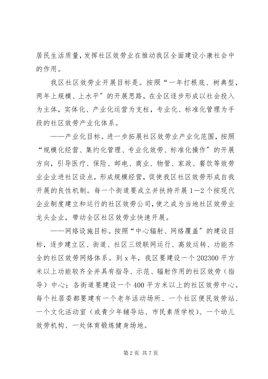 2023年社区服务产业化实施意见.docx_第2页