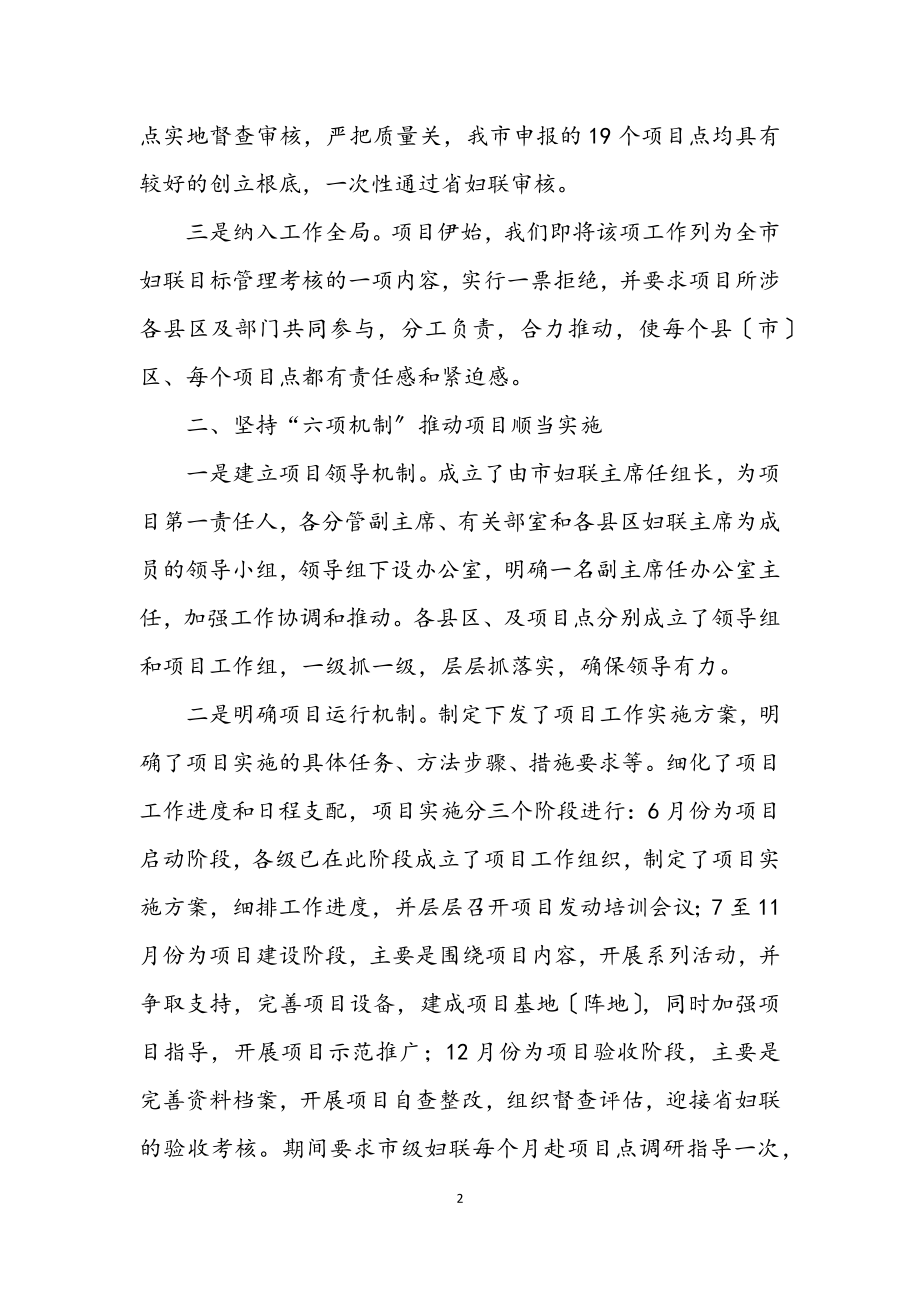 2023年妇联经费项目经验交流.docx_第2页