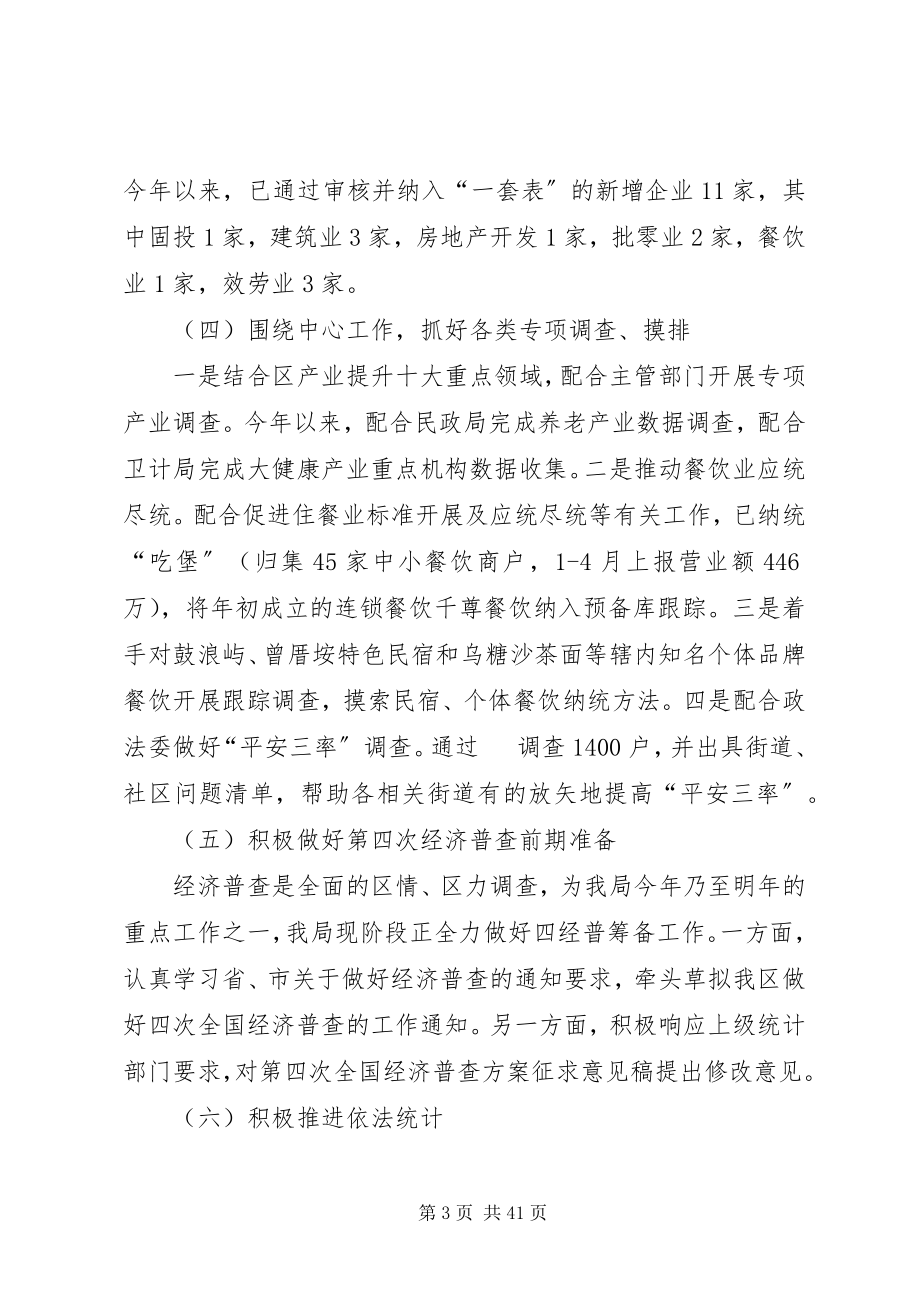 2023年统计局上半年工作总结及下半年计划六篇.docx_第3页