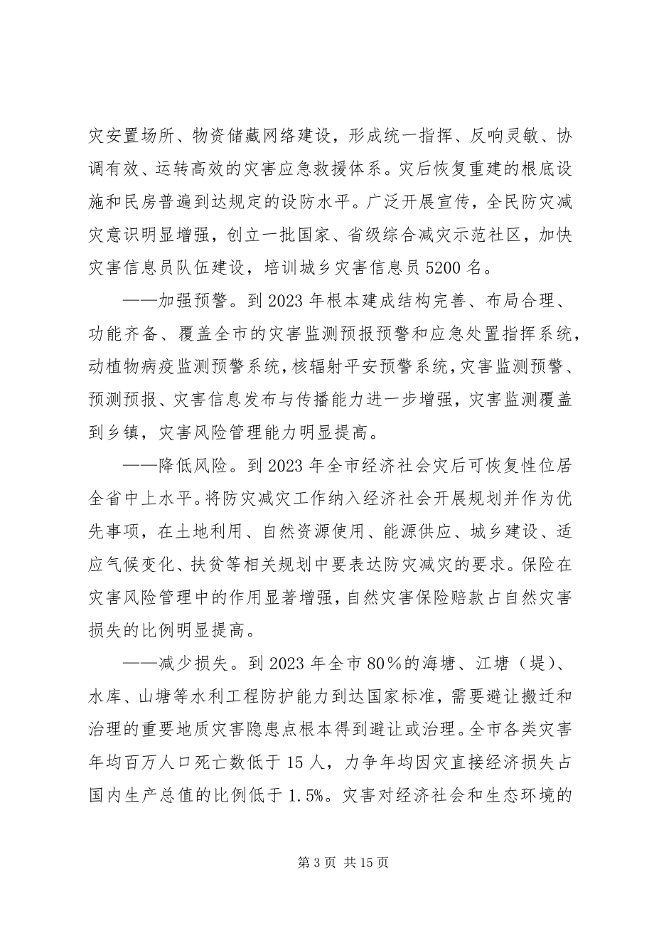 2023年防灾减灾工作计划.docx_第3页