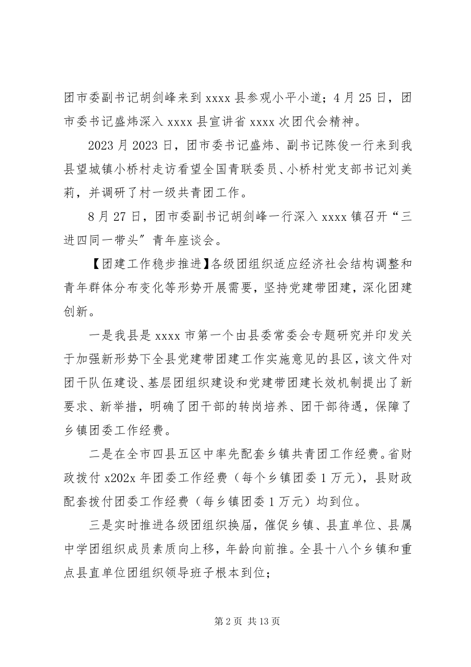 2023年共青团县委年终工作总结.docx_第2页