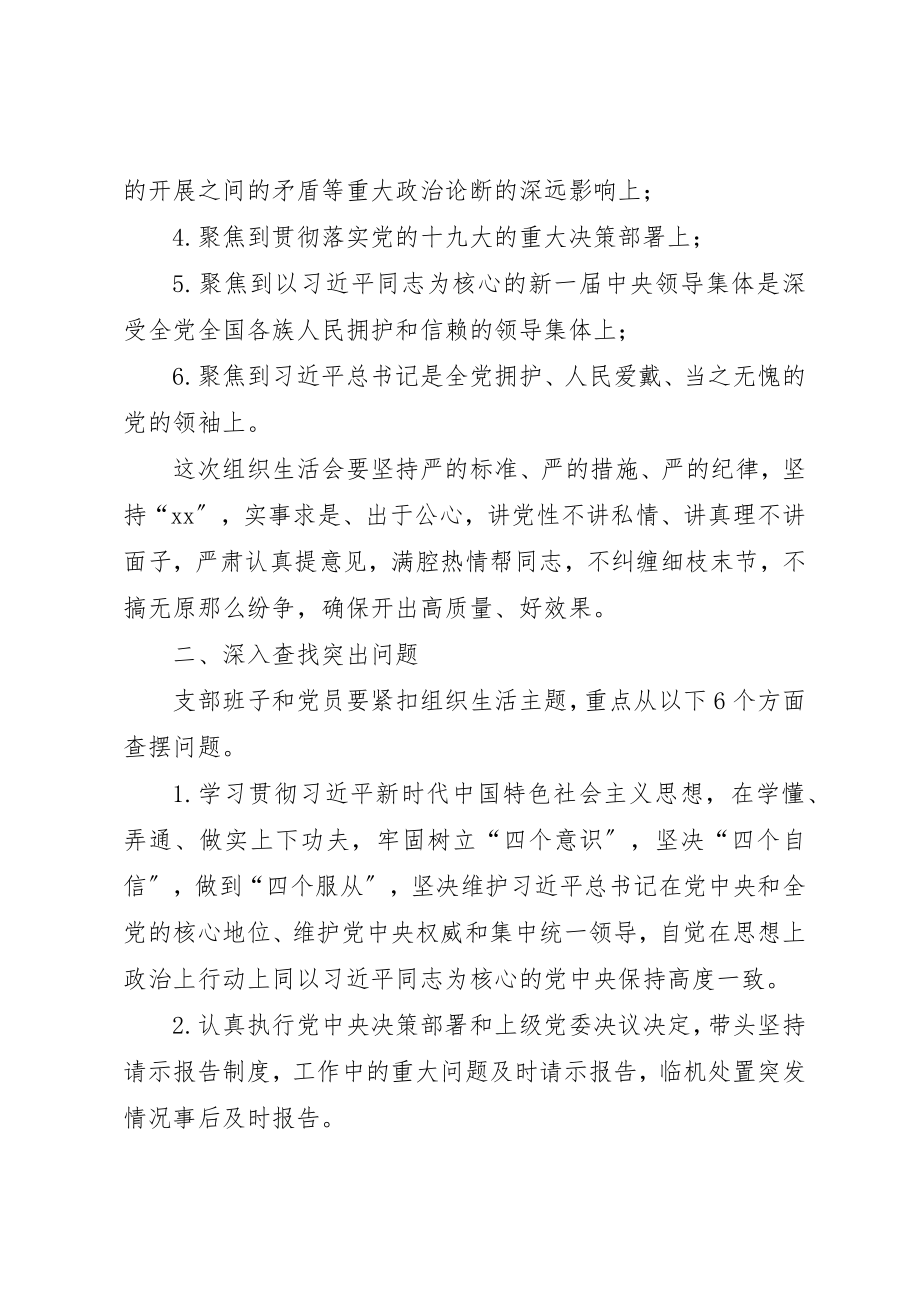 2023年党支部组织生活会方案某年.docx_第2页